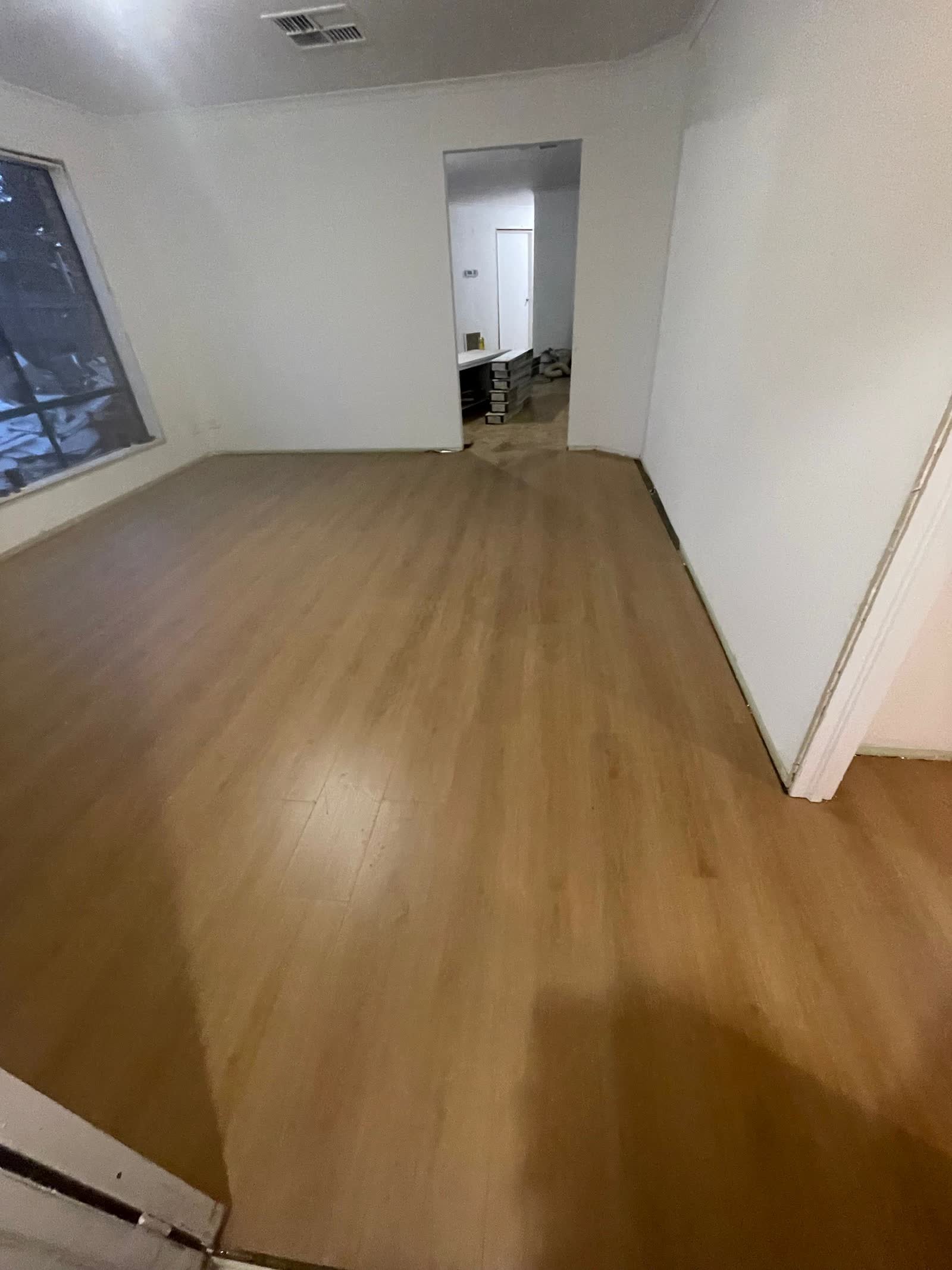 Freshly installed flooring in a Melbourne home, part of a recent Elegant Flooring project