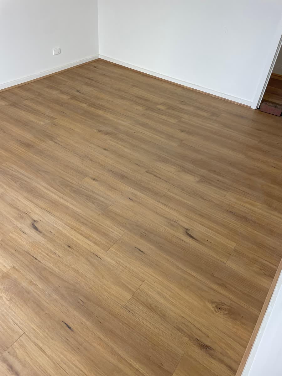 Finished residential flooring in a Melbourne home